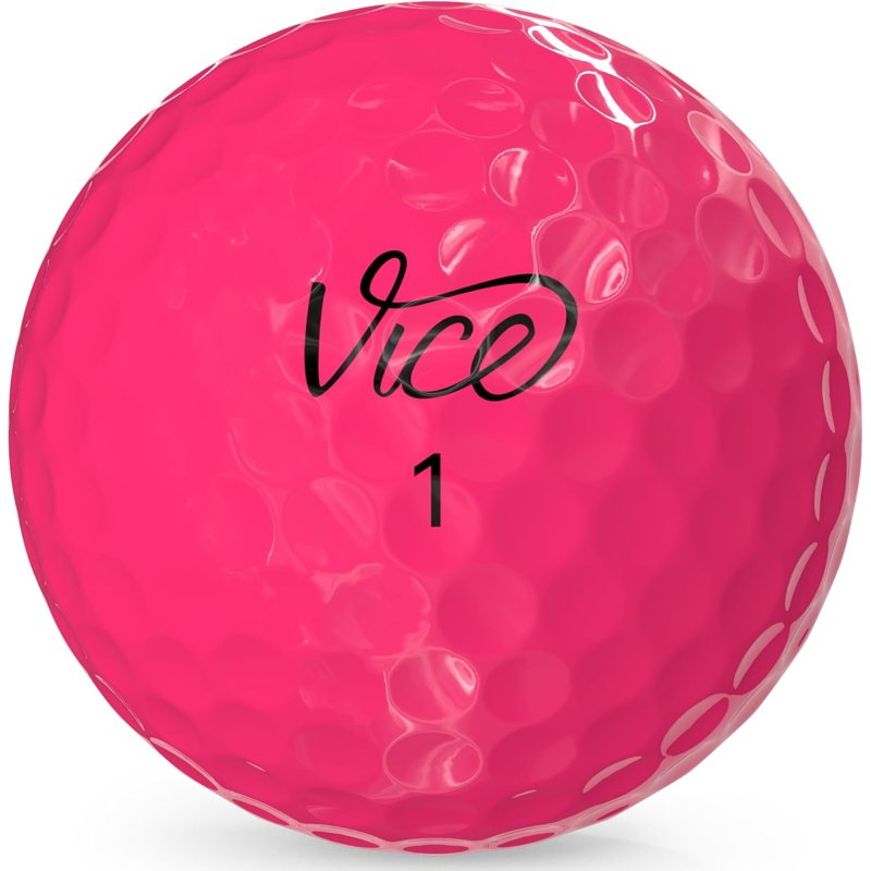 (4 Pack) Vice Pro Air Golf Balls 2025 - Pink, 12pk Variation: Pink