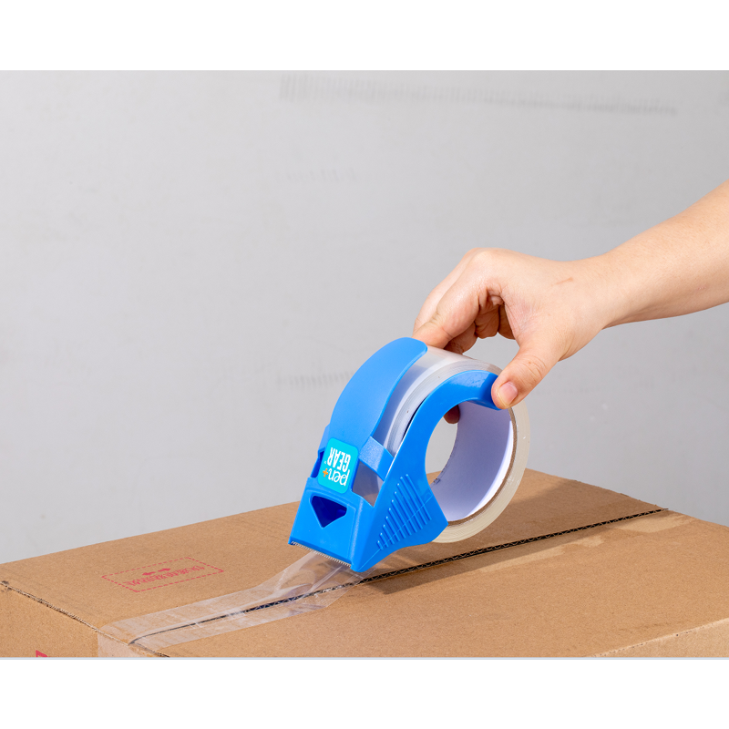 Packaging Tape with One-Handed Dispenser - Clear, 1.88 in x 38 Yards