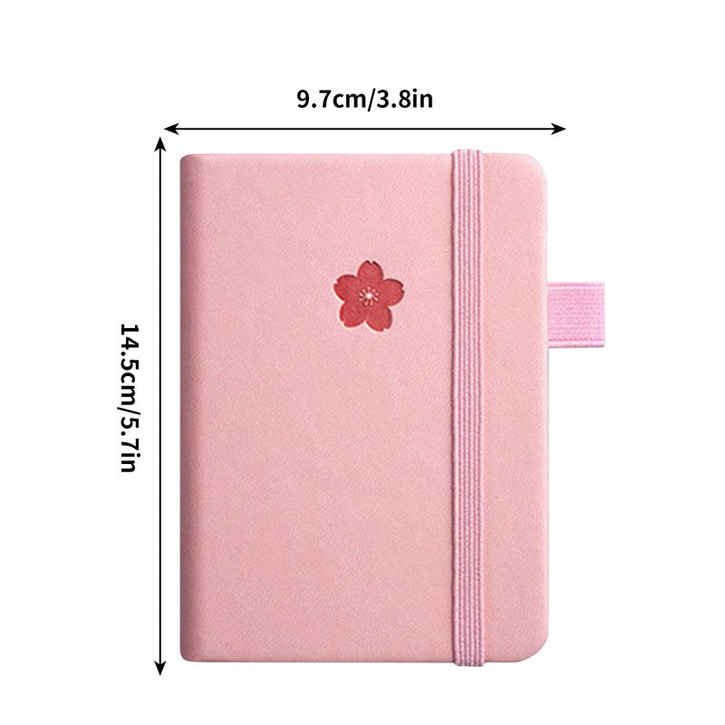 Mini Pocket Notebook A6 - Small Durable Notepad for Notes & Travel