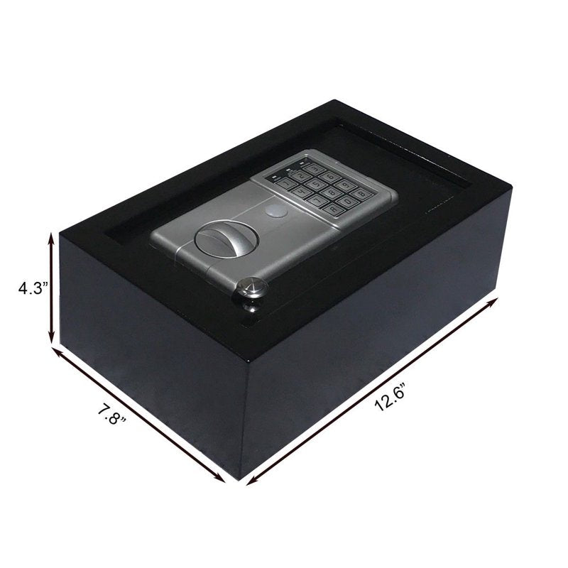 Heavy Duty Drawer Safe Box with Electronic Lock - Black & White Variants