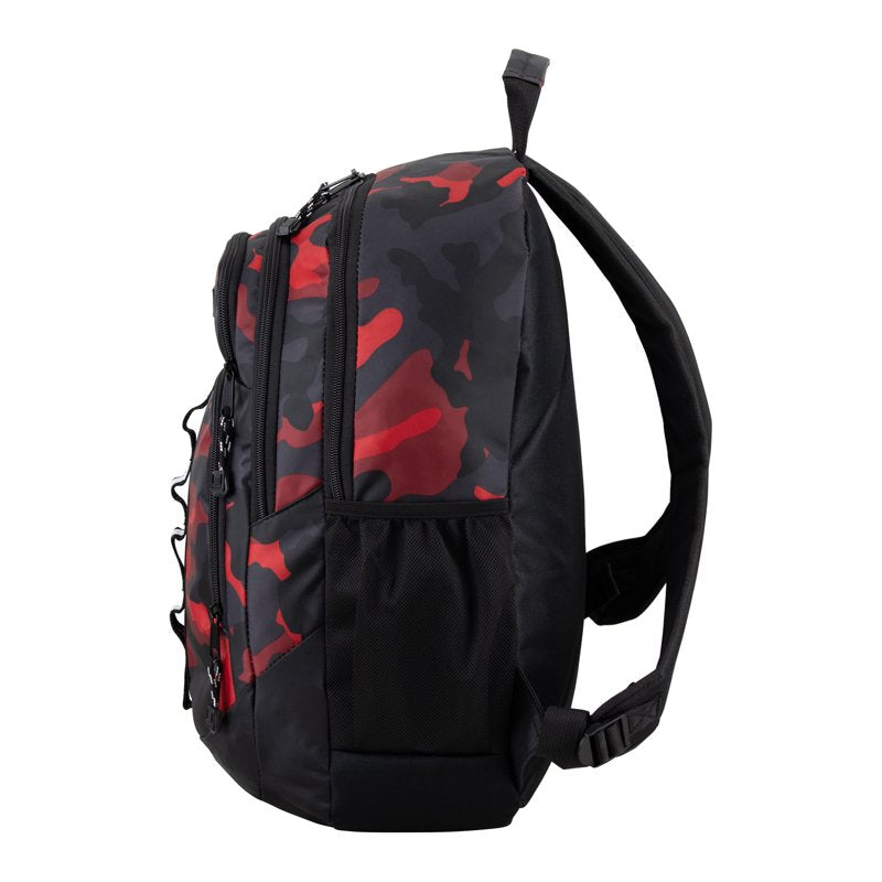 Unisex Rally Sport Backpack with Camouflage Design, Laptop & Tech Pockets