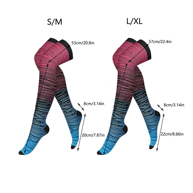 Over the Knee Compression Socks for Women 3 Pairs Knee High Circulation Athletic