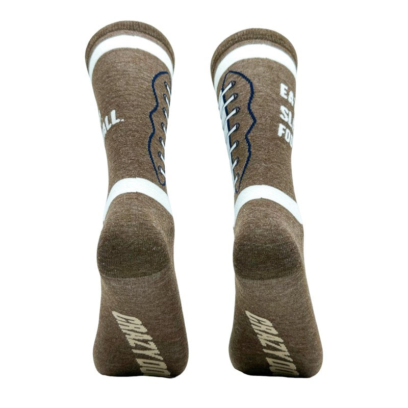 Men's Football Socks 4-Pack - Funny Pigskin & Game Day Designs - Crew Socks