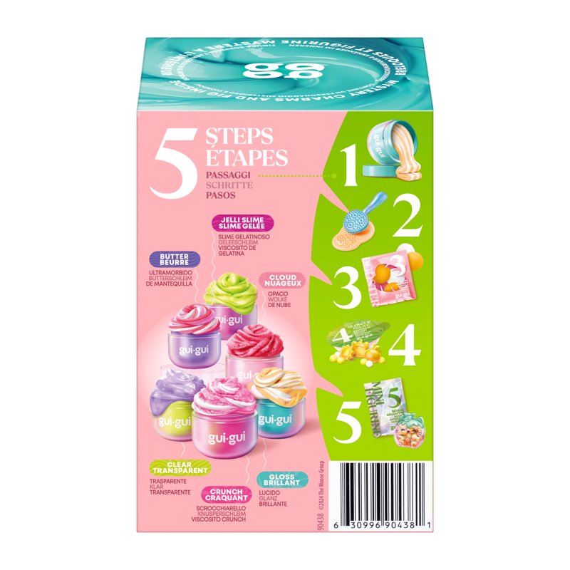 Glow-in-The-Dark Slime Kit with Beauty Tools - Fruity Scented Craft Set for Kids