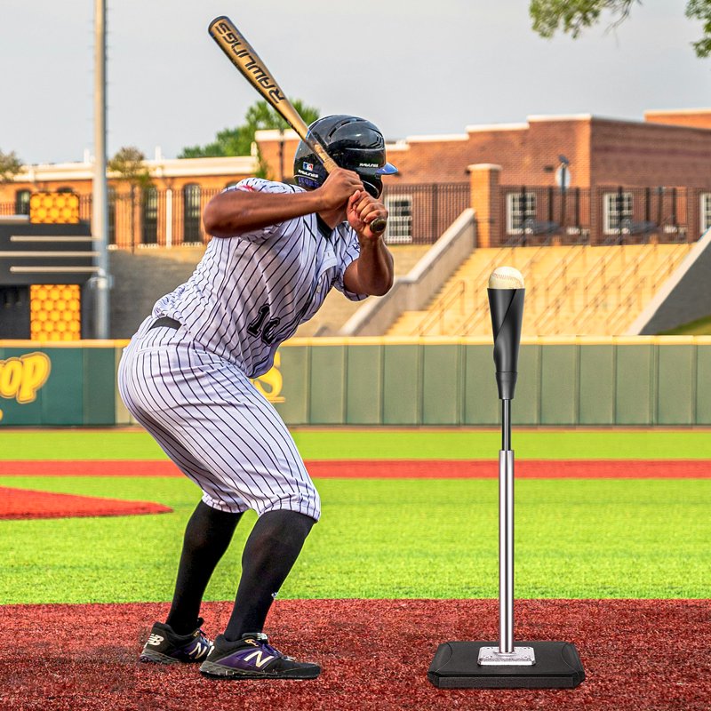 Adjustable Portable Batting Tee for Baseball & Softball Practice - 25-37 Inches