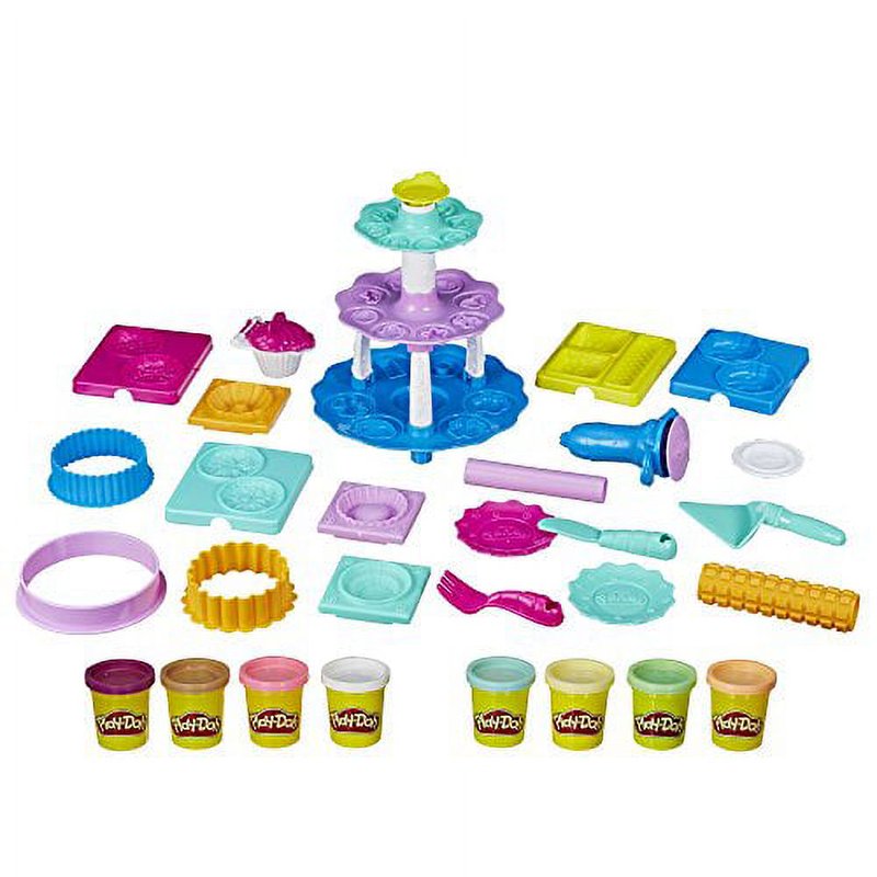Play-Doh Bakery Creations Dough Art Set with 20 Tools for Kids Ages 3+