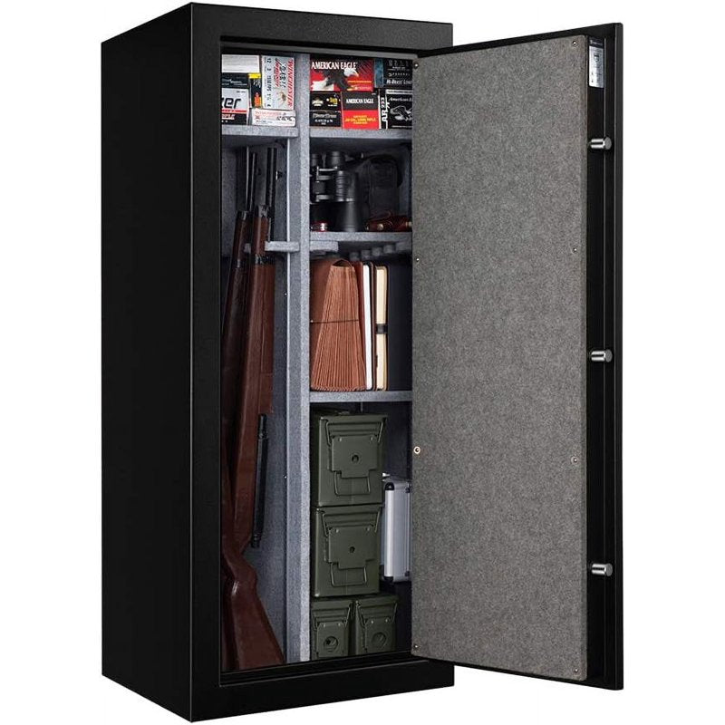Fortress 24-Gun Fire Safe with Electronic Lock and Alarm, Model 24EBF