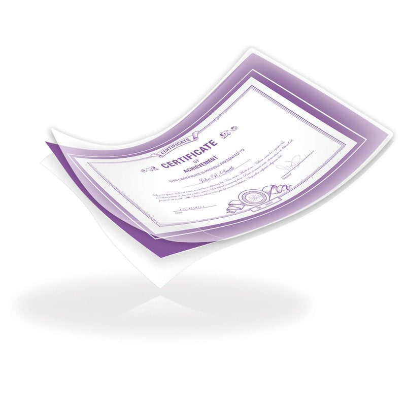 Laminating Pouches with UV Protection 3 Mil 9x11.5 Inches Clear Pack of 150