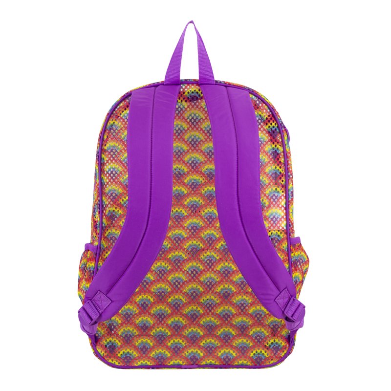 Unisex Mesh Bungee Backpack with Padded Shoulder Straps - Color Variants