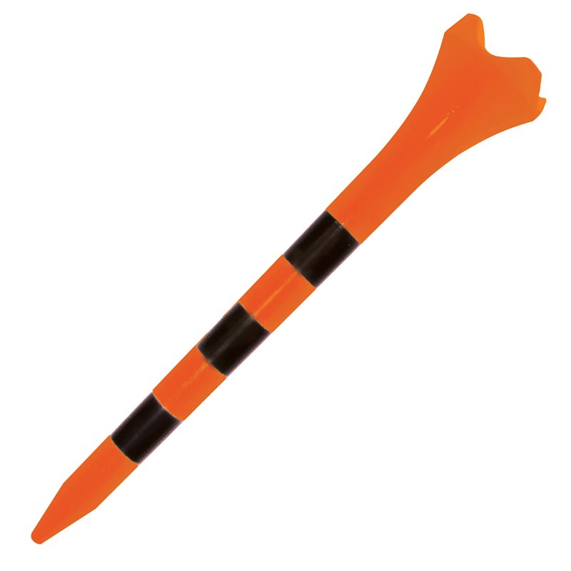 Plastic Golf Tees with Low-Resistance Head - Longer Drives, Durable & Stable - 25 Count
