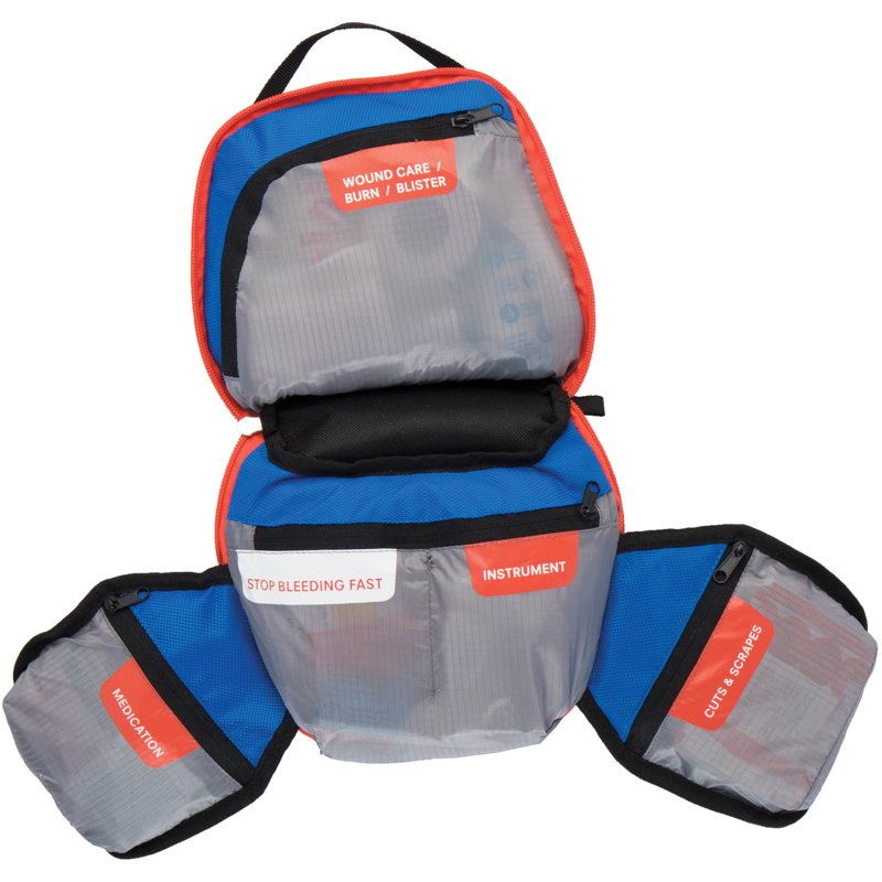 Adventure Medical Mountain Series Backpacker First Aid Kit - 56 Pieces for Hiking and Camping
