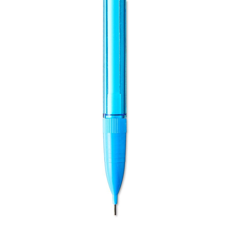 Mechanical Pencils 0.7mm Pack of 50 - No Sharpening, Colorful Clear Barrel