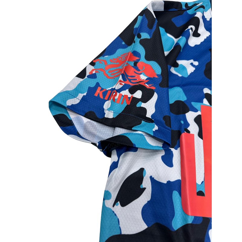 Japan 1990 Retro National Team Jersey by Headgear Classics - Blue, Small