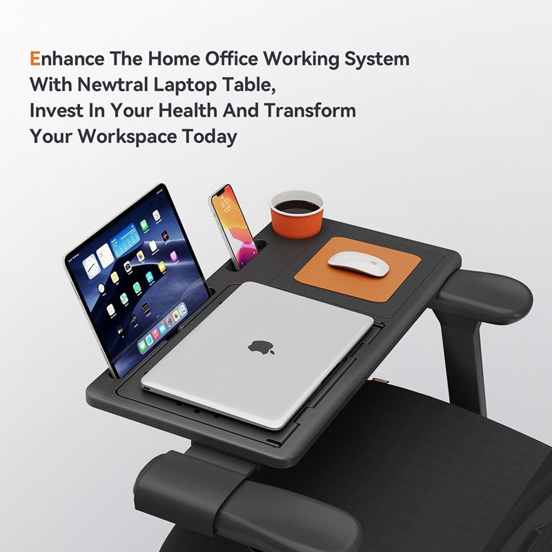 Adjustable Desktop Workstation for Ergonomic Chairs - Supports 110lbs