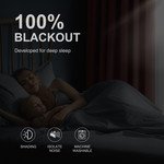 Blackout Curtains 2 Panels Thermal Insulated Room Darkening for Living Room & Bedroom