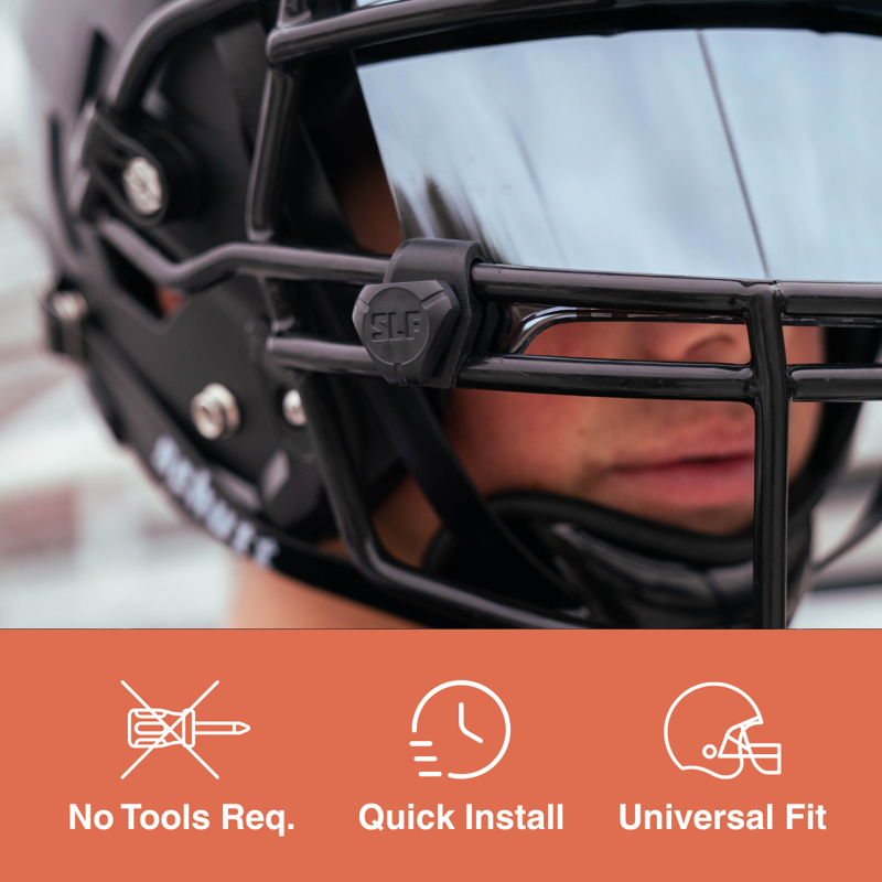 Football Helmet Visor Quick Clips - Impact-Resistant Visor Attachment Hardware