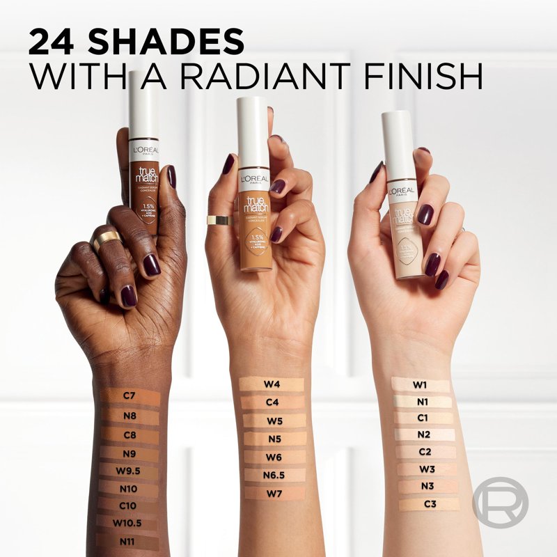 Multipurpose Radiant Concealer & Serum for Under-Eye Brightening - 24 Shades