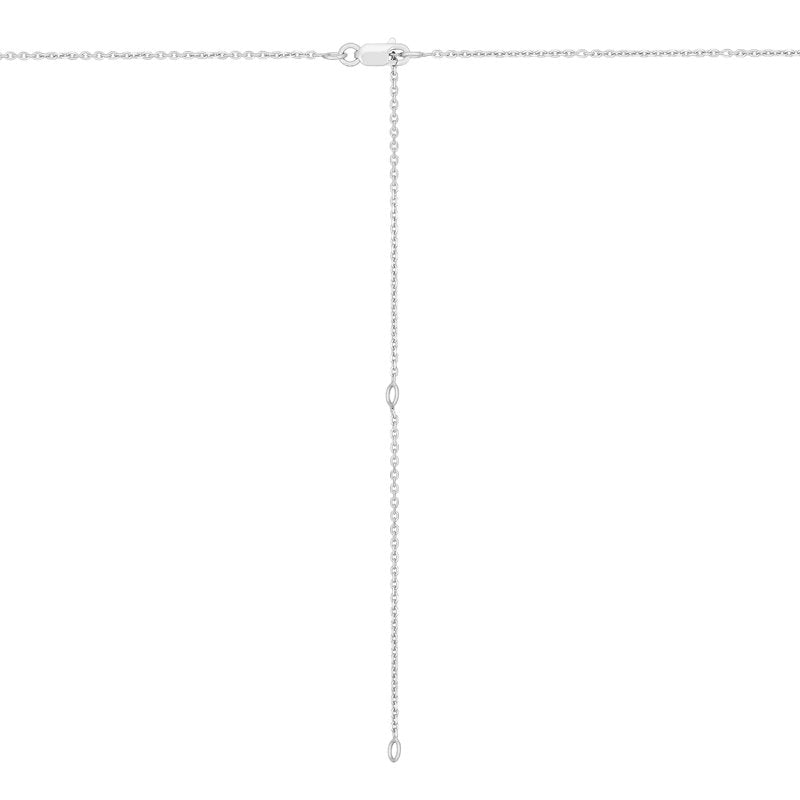 Sterling Silver Oval Peridot Necklace 8x6mm Adjustable Chain Gift for August Birthdays