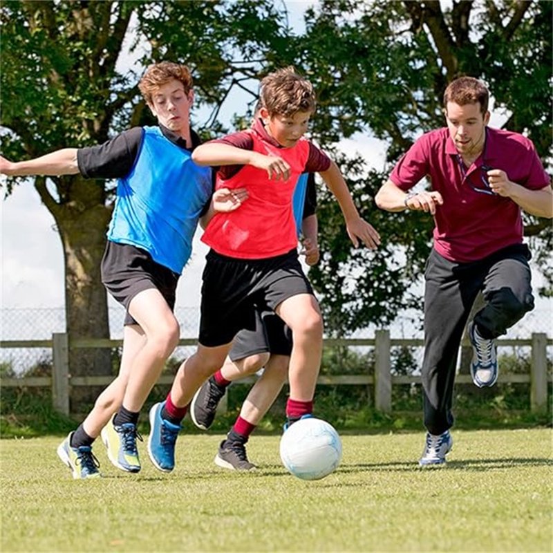 Youth & Kids Sports Team Pinnies - Mesh Practice Vests for Football, Basketball, Soccer, and More