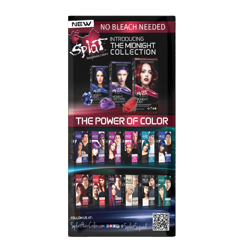 Semi-Permanent Hair Color Kit - Vibrant Blue, Bleach & Styling Supplies