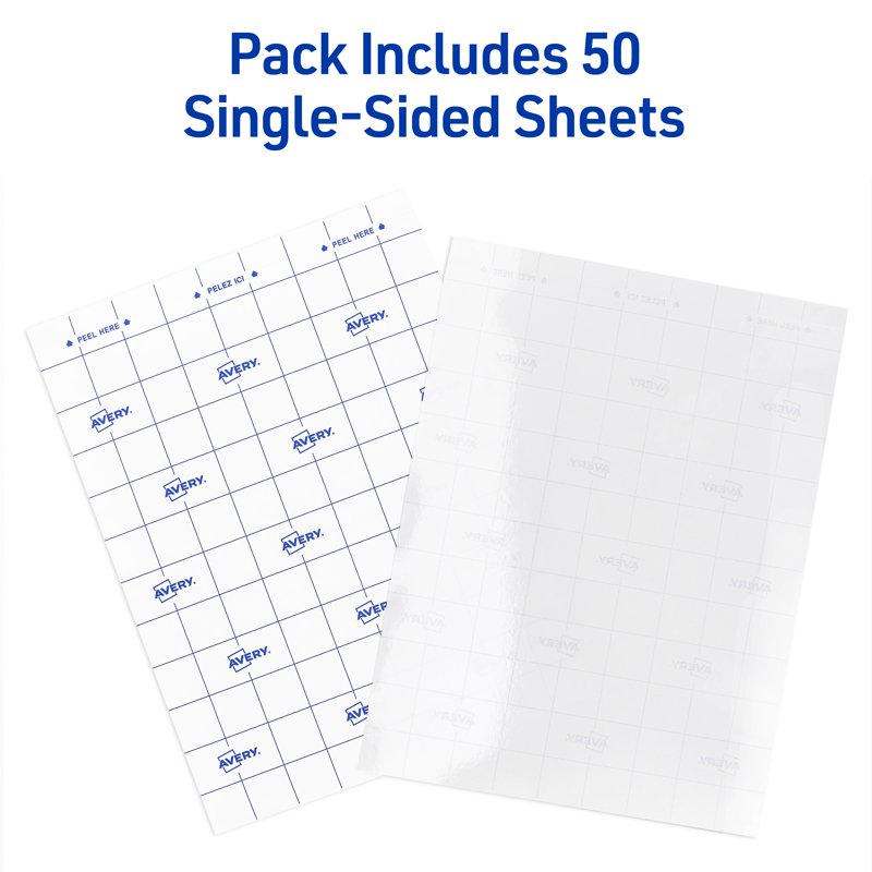 Self-Adhesive Laminating Sheets 9 x 12 Inches - Pack of 50