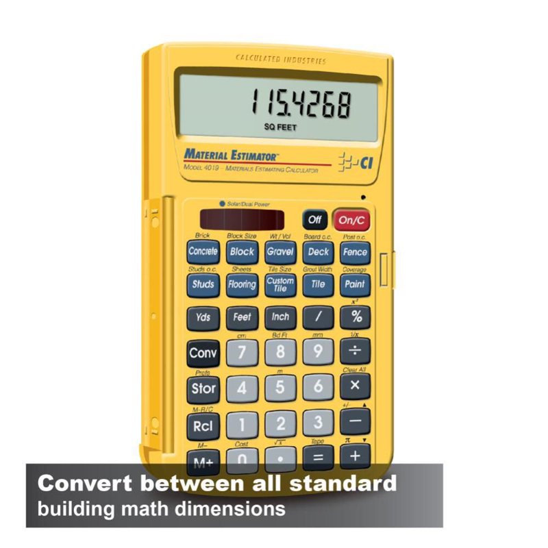 Material Estimator Calculator for Construction and DIY Projects