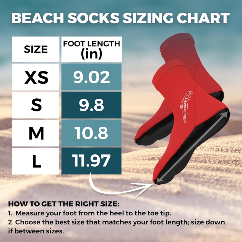 Beach Socks for Water & Sand Activities - Quick-Drying, Breathable, Anti-Sand Design