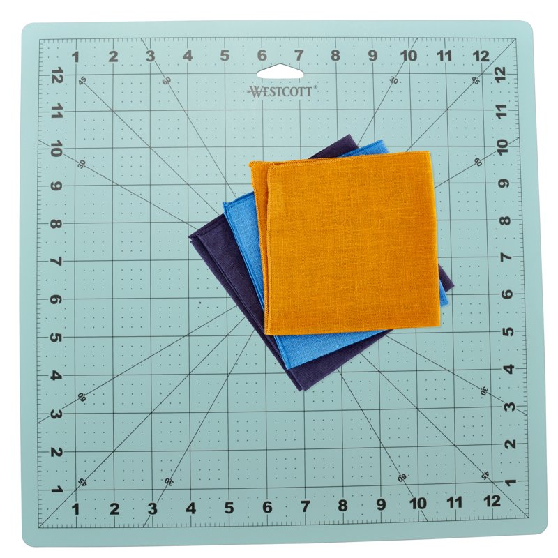 Self-Healing Cutting Mat 13 x 13 Inches for Arts & Crafts, Blue, Pack of 1 or 3