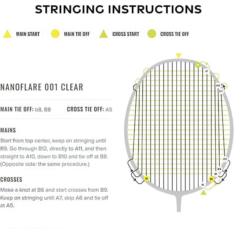 Badminton Racket - Graphite Frame, Strung, High Flex, Slim Shaft