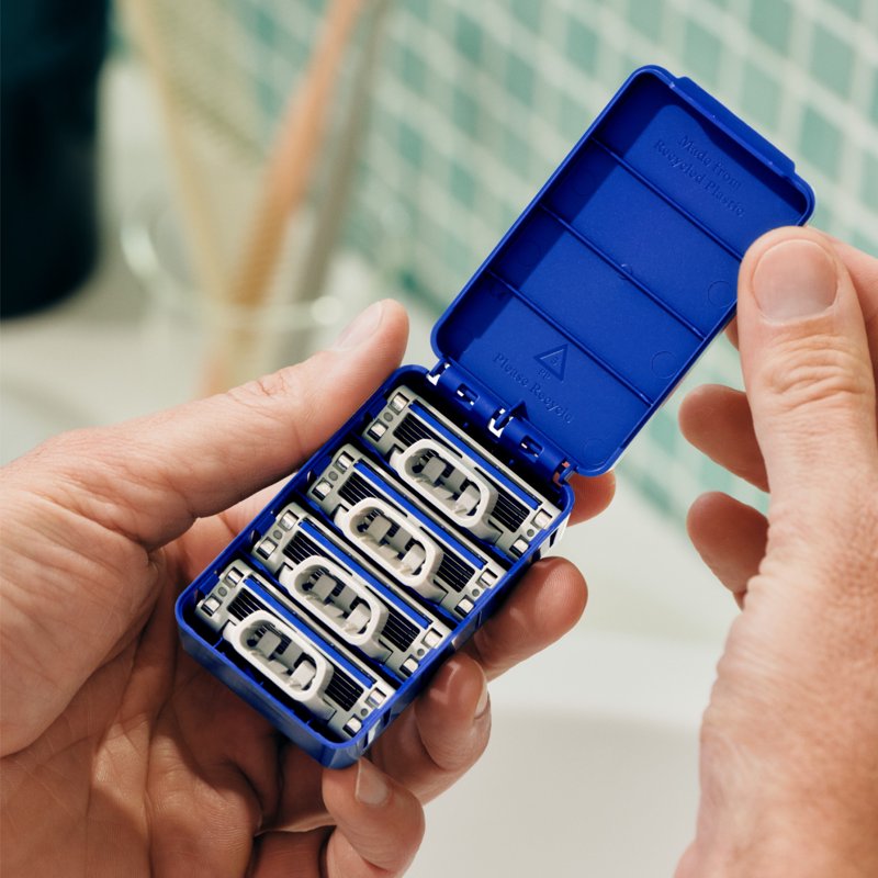 Men's Razor Blade Refills - Compatible with Harry's Plus Razor, 12 Count