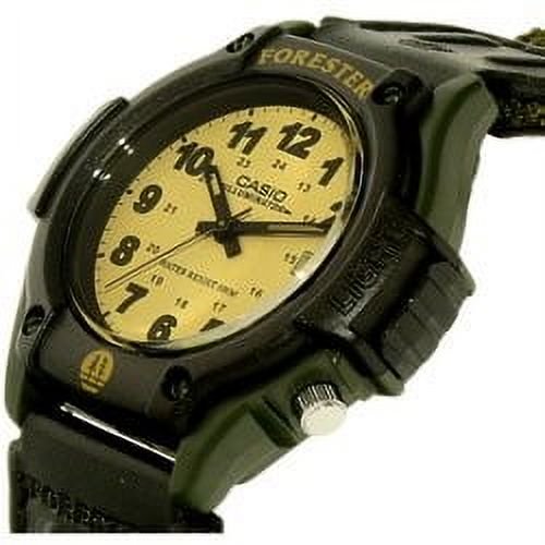 Sporty Green Analog Watch for Men with Durable Cloth Strap - 2.81"