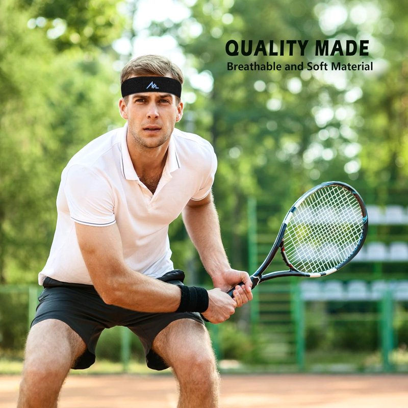 Zipper Wrist Wallet for Running & Sports - Cotton Sweatband with Key Pocket