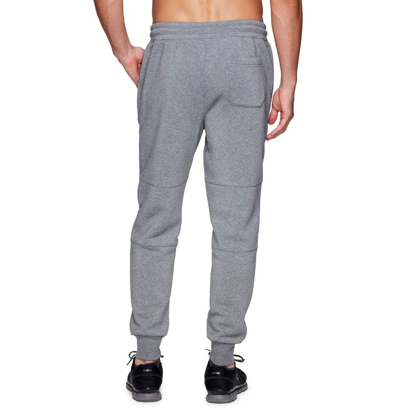 Men's Fleece Joggers with Bonded Zipper Pockets - Activewear Pants
