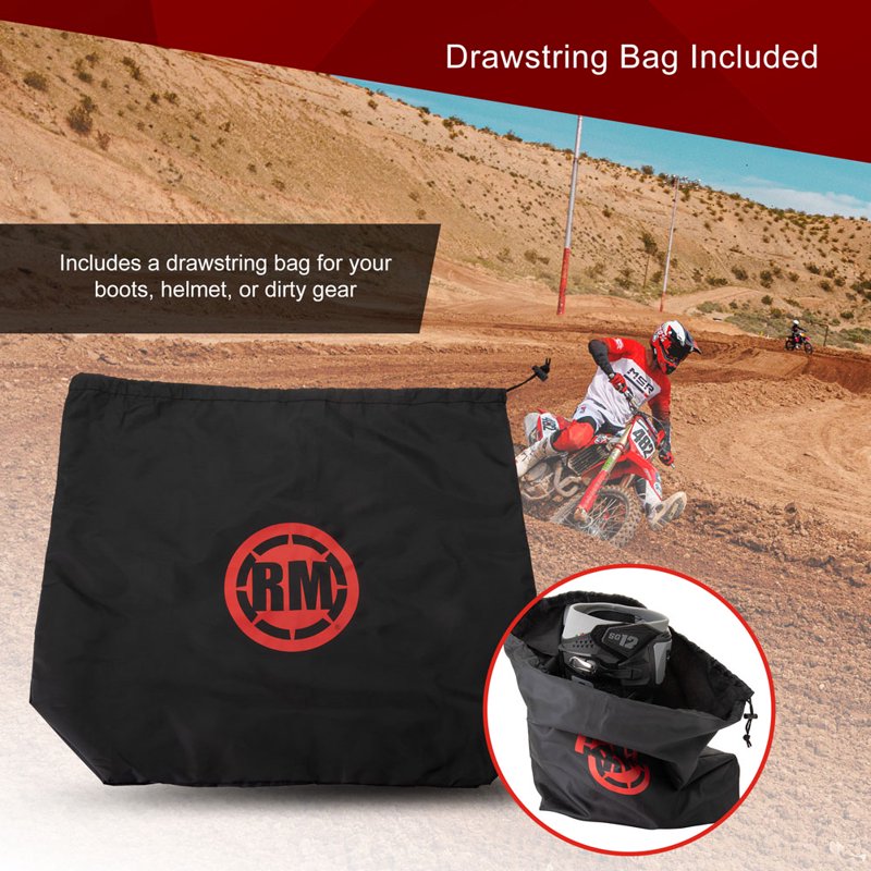 Heavy-Duty Rolling Gear Bag with Wheels for Off-Road Motorcycle & UTV Equipment