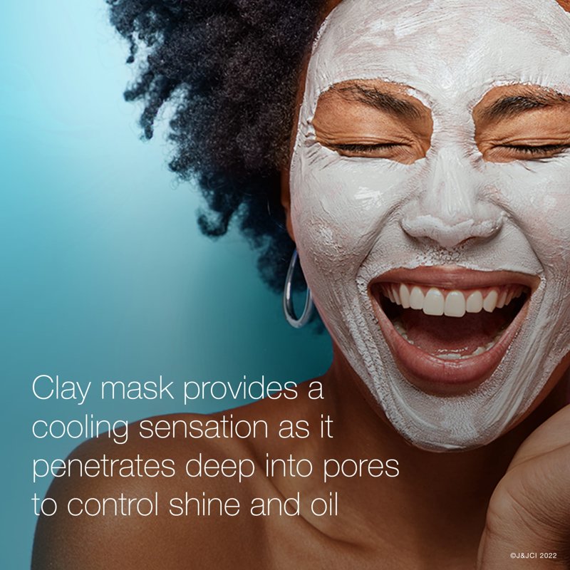 Neutrogena Clear Pore Benzoyl Peroxide Face Wash & Clay Mask Set - Acne Treatment