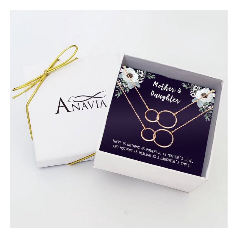 Matching Infinity Necklace for Mom and Daughter - Rose Gold, Silver, Gold Options - Mother's Day Gift