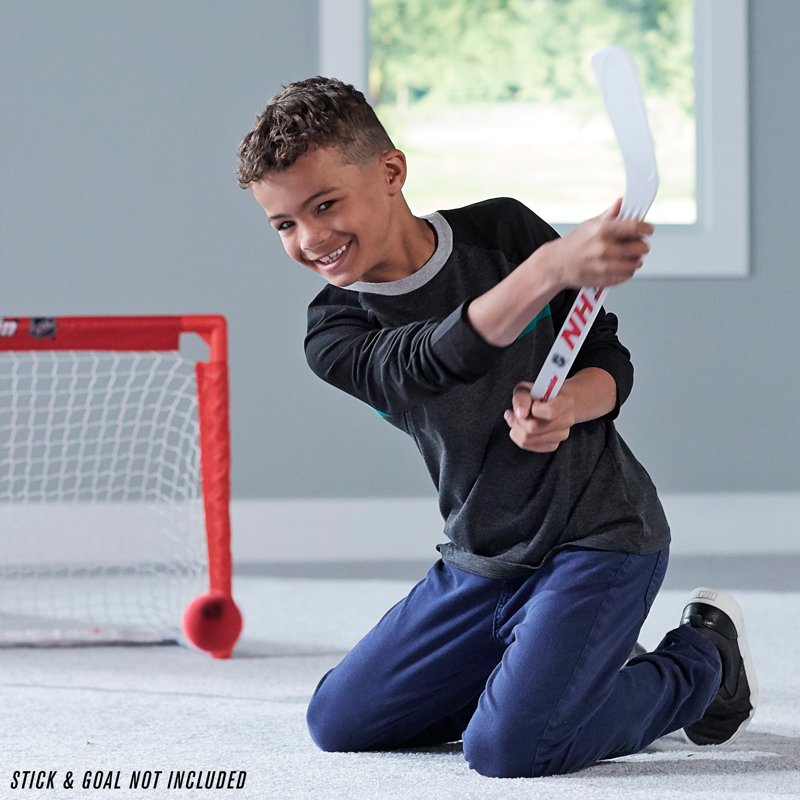 Mini Foam Hockey Balls - 12 Pack for Indoor Floor & Knee Hockey