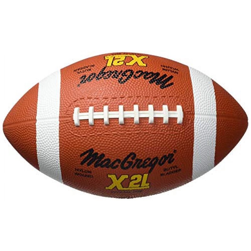 Official Size Rubber Football with Pebble-Grain Exterior for All Surfaces