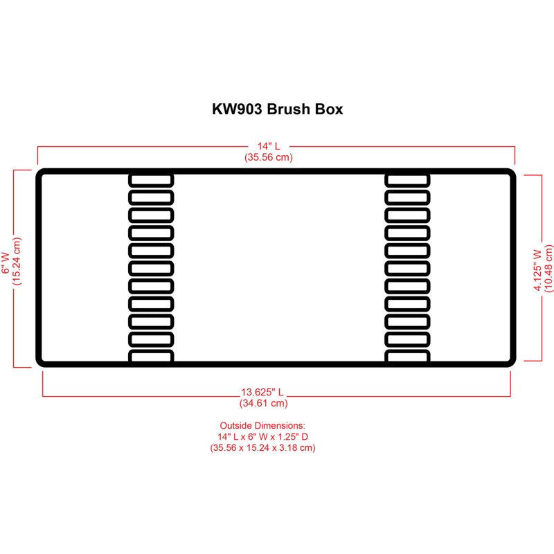 ArtBin Small Brush Storage Box with Foam Inserts, Translucent