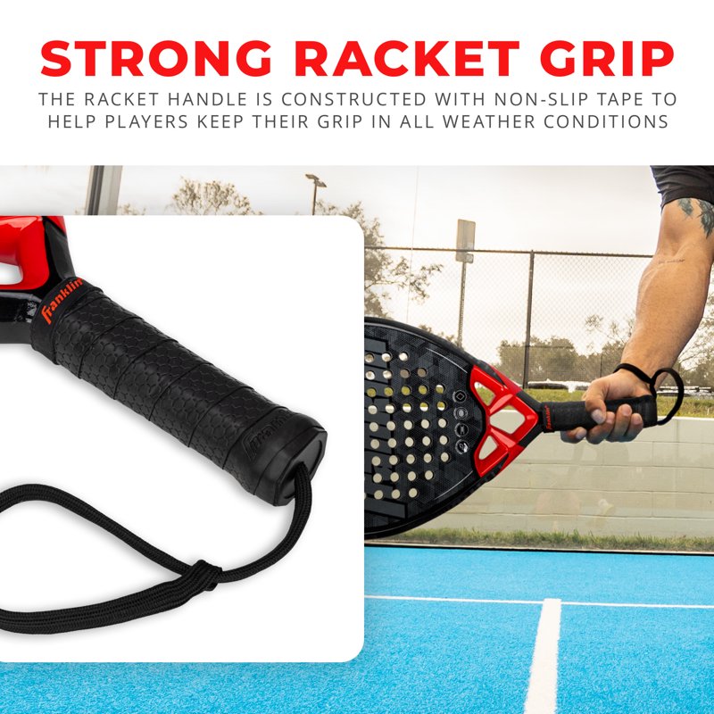 Fiberglass Padel Racket with Foam Core - Lightweight Tennis Paddle for Control