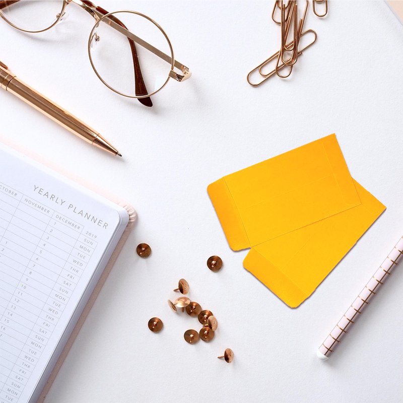 Mini Kraft Coin Envelopes with Gummed Flap, 1200 Pack 2.25 x 3.5 Inches