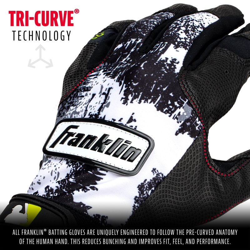 Youth Baseball and Softball Batting Gloves - Grow to Pro Fit, Textured Grip