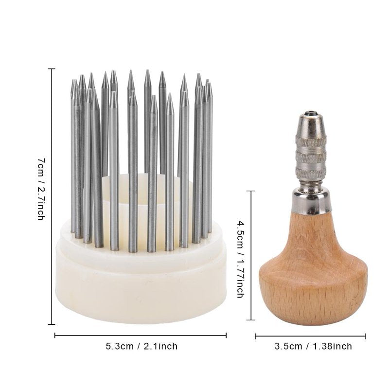 Jewelry Beading Tools Set 23-Piece Diamond Stone Graver Kit for Jewelry Making