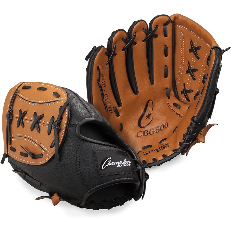 13-Inch Leather & Mesh Baseball Glove for Youth & Adults