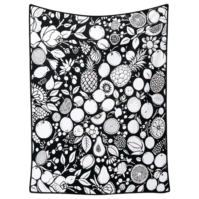 DIY Coloring Blanket for Adults & Kids - Personalized Creative Art Throw