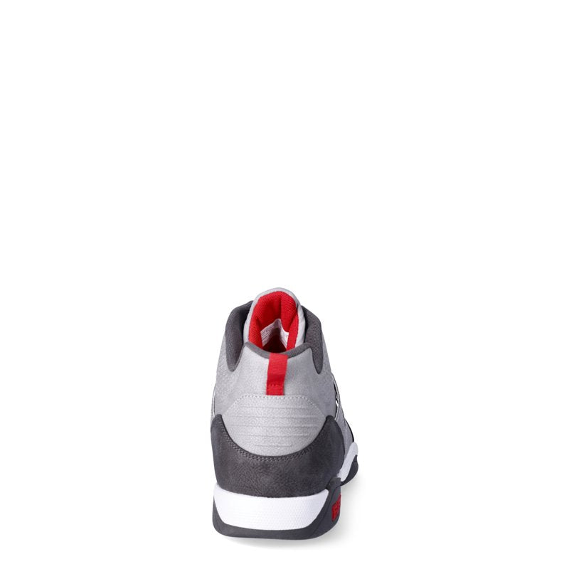 Men's High-Top Basketball Sneakers - Grey, Size 10 - Athletic Shoe