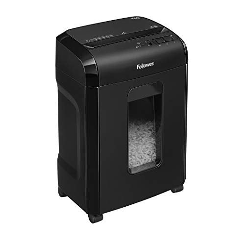 Deskside Micro-Cut Paper Shredder 10-Sheet Security Level P-4 with Waste Bin