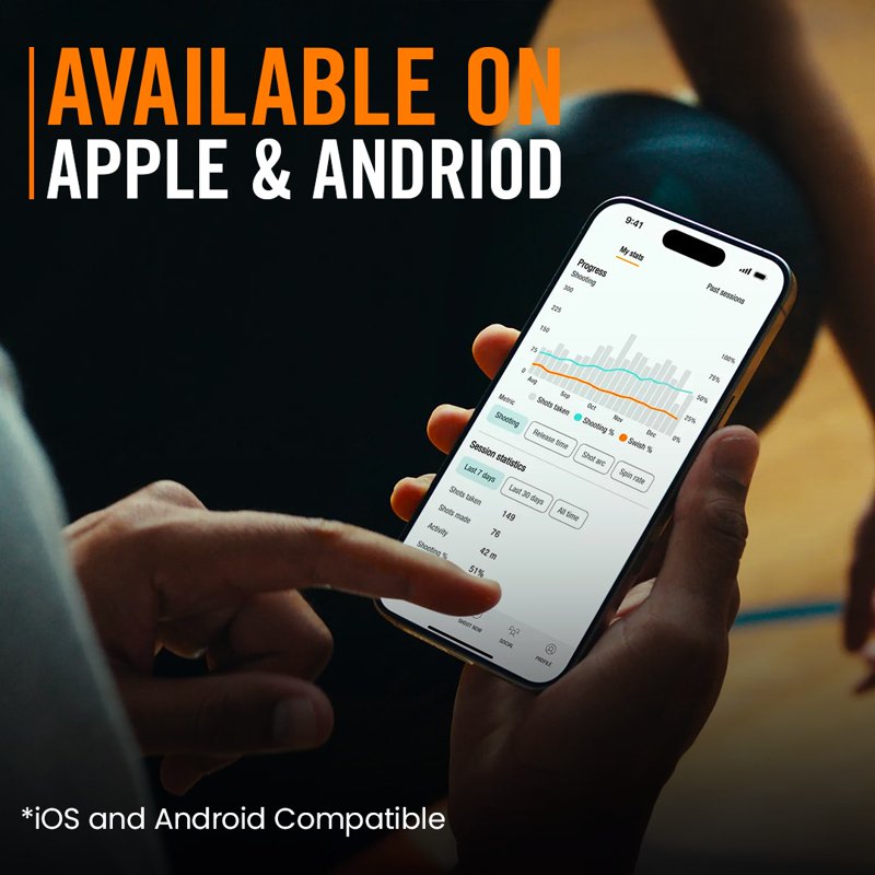 Smart Basketball with App Subscription Bundle for All Surfaces - Size 6/7 Options
