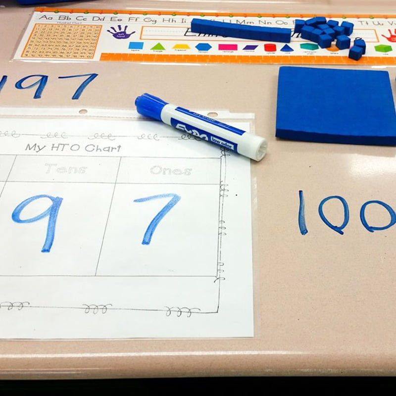 Expo Low Odor Dry Erase Markers - Chisel Tip, Blue, 12 Count
