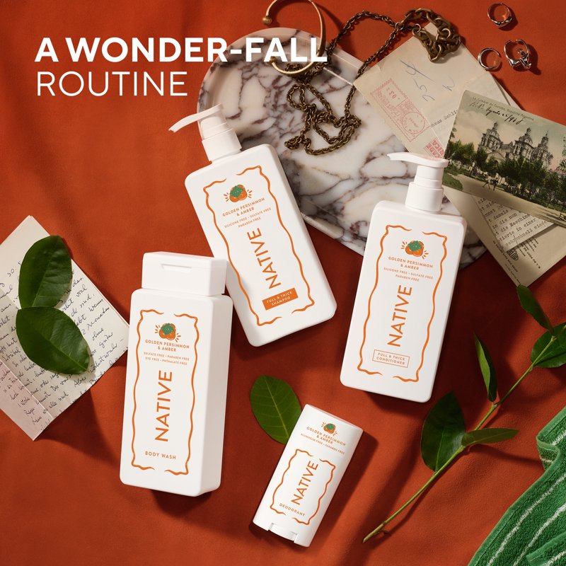 Sulfate-Free Body Wash with Golden Persimmon & Amber - 18 fl oz